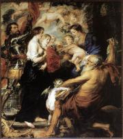 Rubens: Szűzanyánk a szentekkel